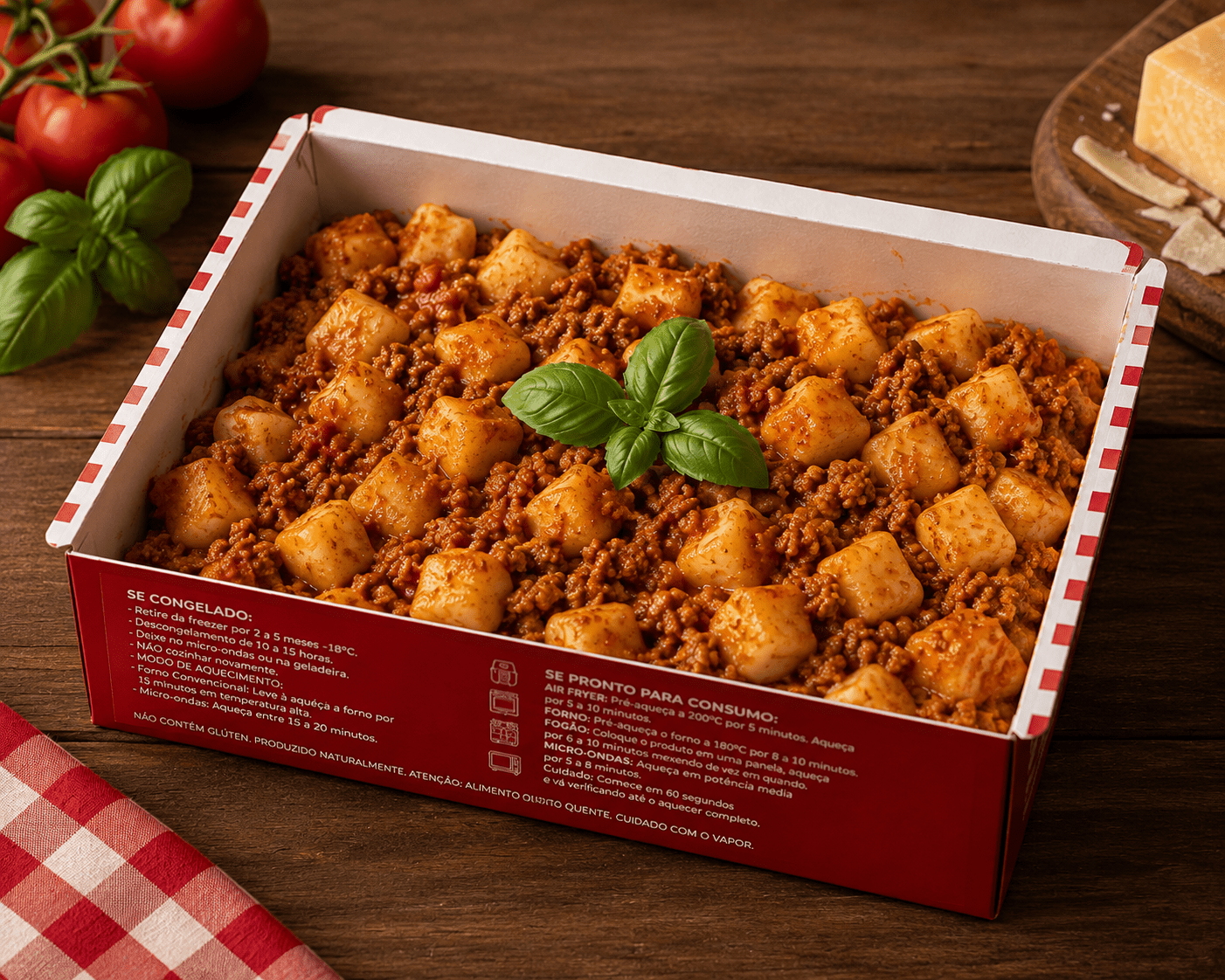 Nhoque de batata ao sugo - Tomatinho Masseria