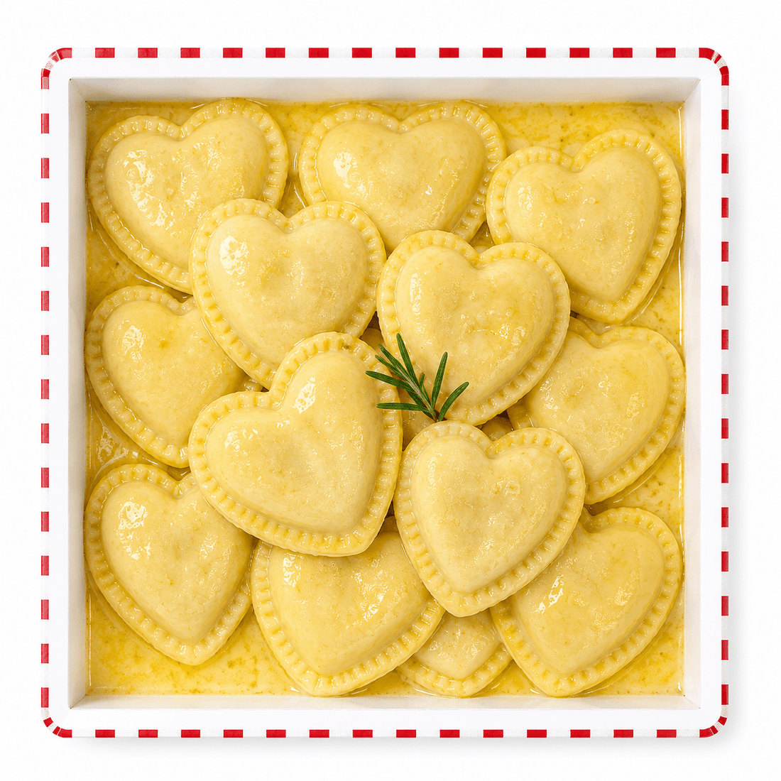 Ravioli de banana da terra com queijo meia cura ao molho branco - Tomatinho Masseria