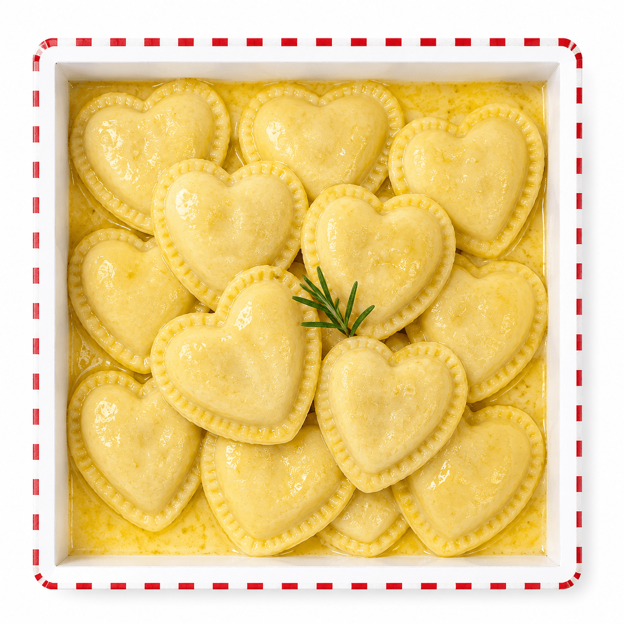 Ravioli de banana da terra com queijo meia cura ao molho branco - Tomatinho Masseria