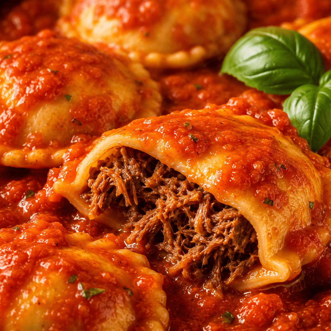 Sorrentini de ossobuco ao molho ao sugo - Tomatinho Masseria
